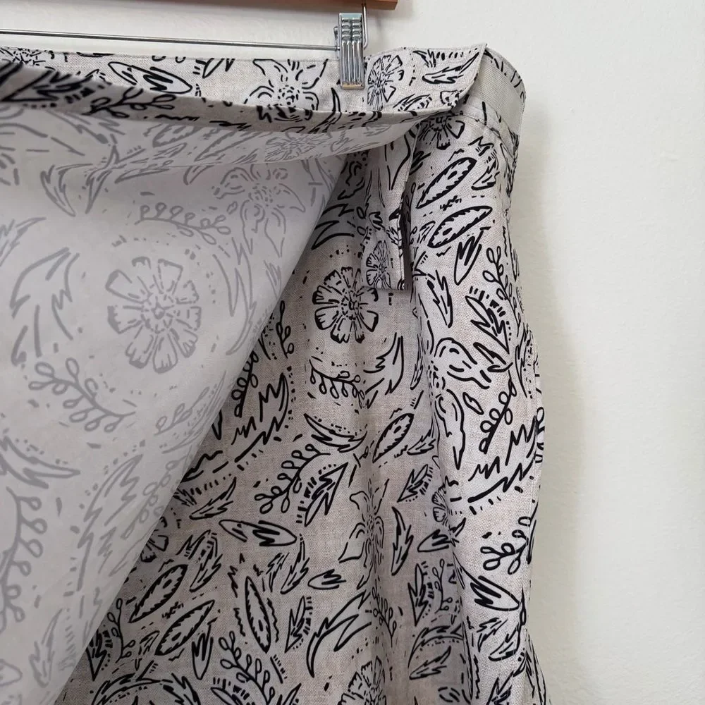 NWT Rip Skirt Wrap Skirt FloraRustica Length 2 Size XX-Large Tan Black Beach